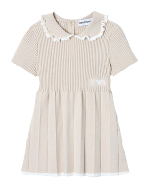 
  
    Emporio
  
    Armani
  
 Baby Girls Beige Pleated Dress