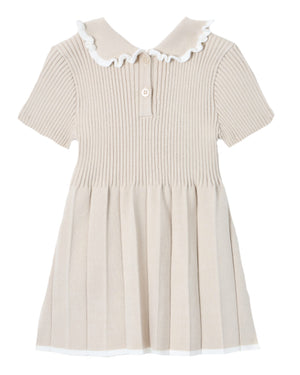 
  
    Emporio
  
    Armani
  
 Baby Girls Beige Pleated Dress