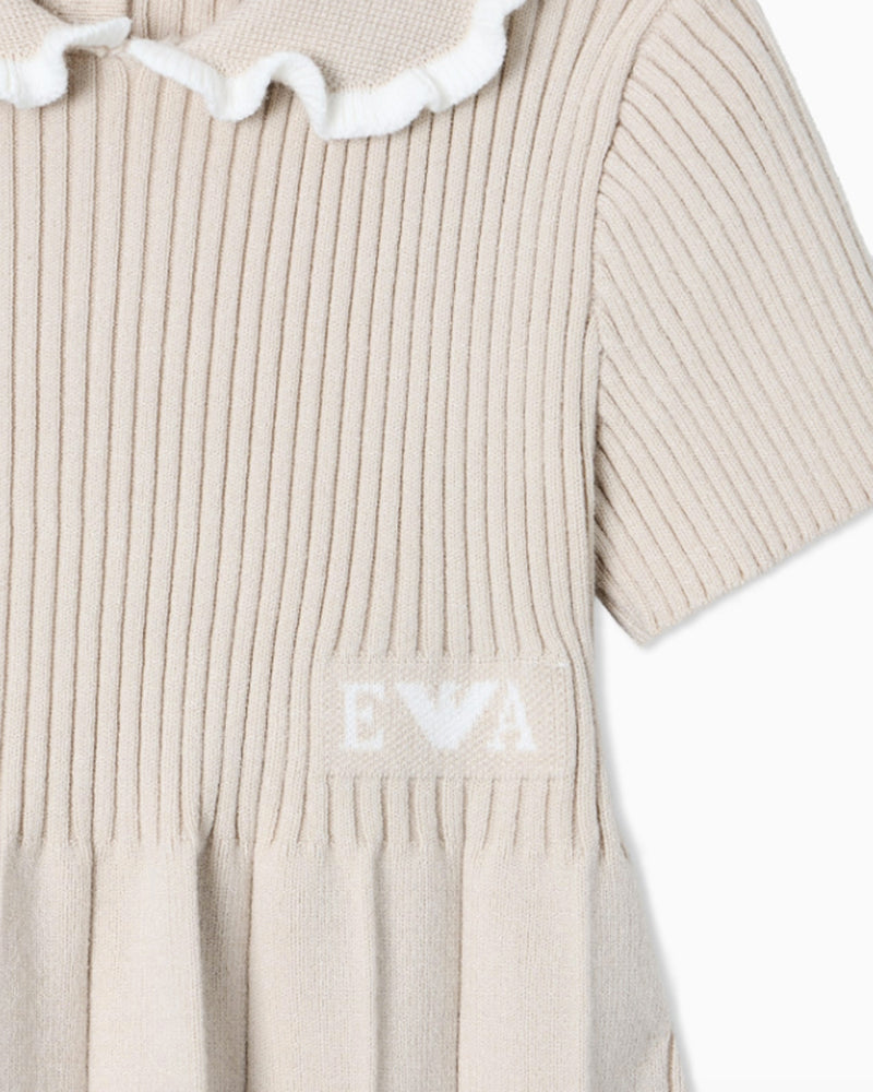 
  
    Emporio
  
    Armani
  
 Baby Girls Beige Pleated Dress