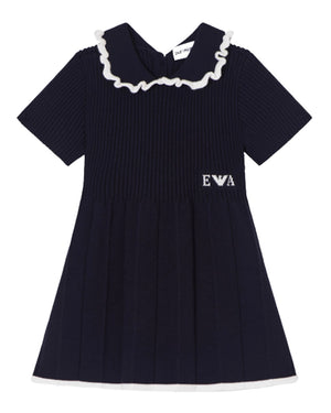 
  
    Emporio
  
    Armani
  
 Baby Girls Navy Pleated Dress