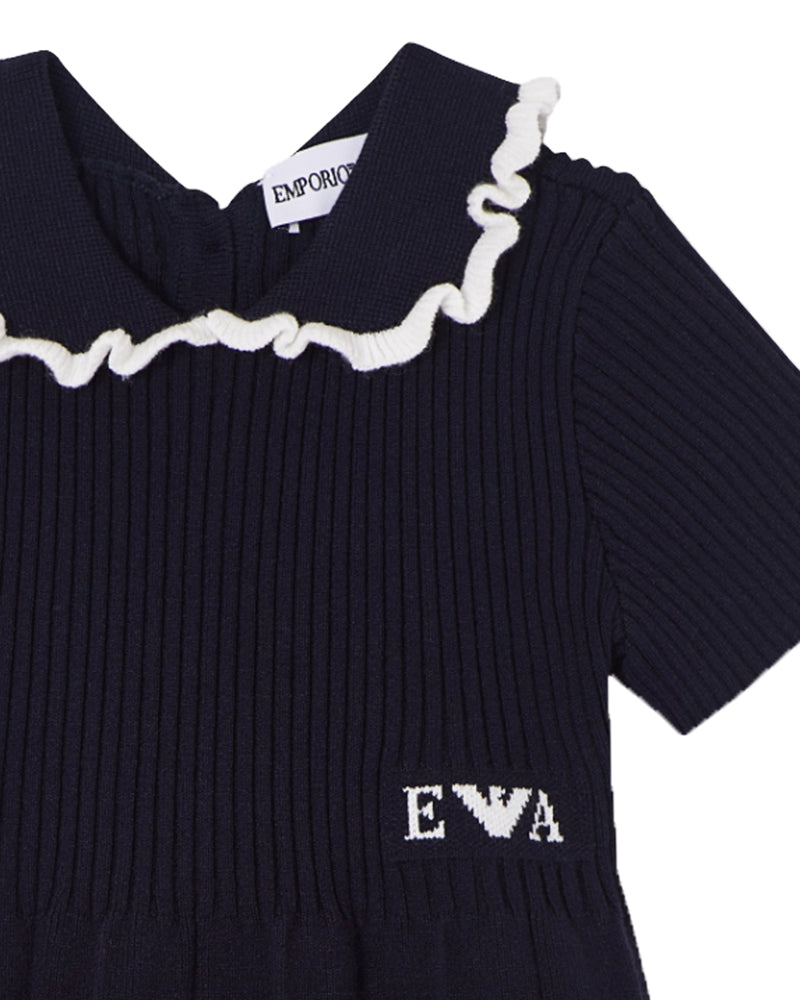 
  
    Emporio
  
    Armani
  
 Baby Girls Navy Pleated Dress