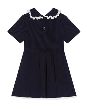
  
    Emporio
  
    Armani
  
 Baby Girls Navy Pleated Dress