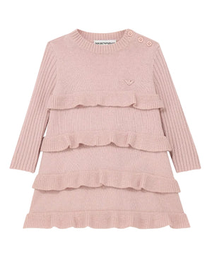 
  
    Emporio
  
    Armani
  
 Baby Girls Pink Ruffle Dress