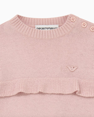 
  
    Emporio
  
    Armani
  
 Baby Girls Pink Ruffle Dress