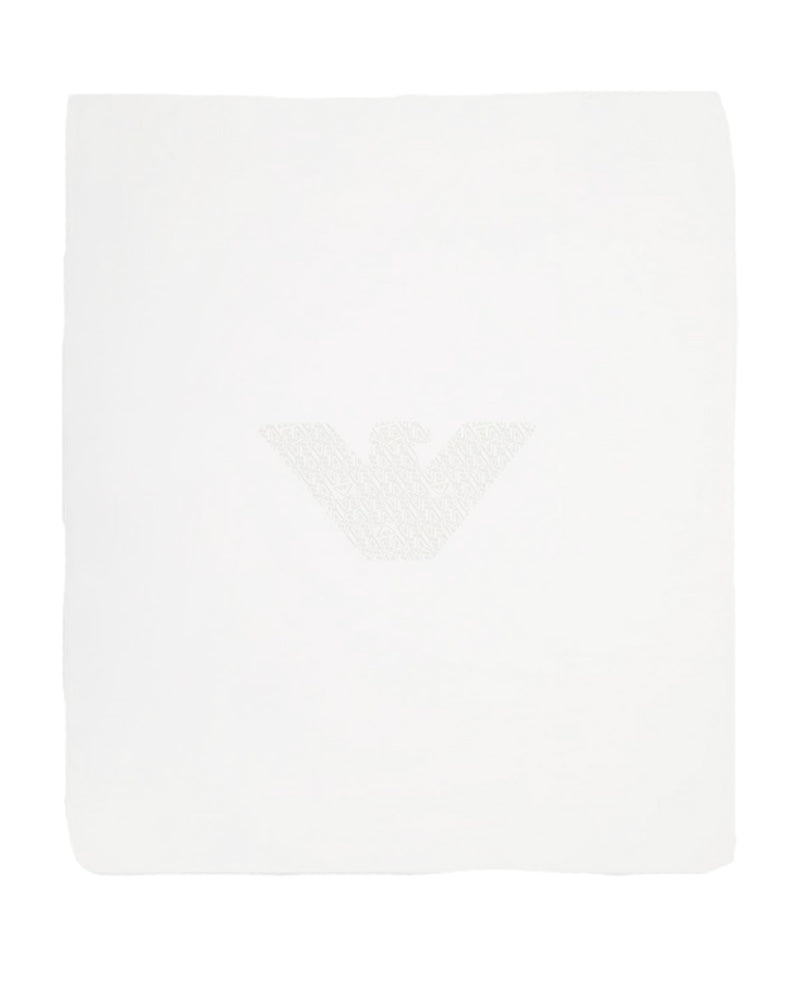 
  
    Emporio
  
    Armani
  
 Baby Beige Cotton Logo Blanket
