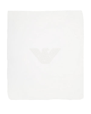 
  
    Emporio
  
    Armani
  
 Baby Beige Cotton Logo Blanket
