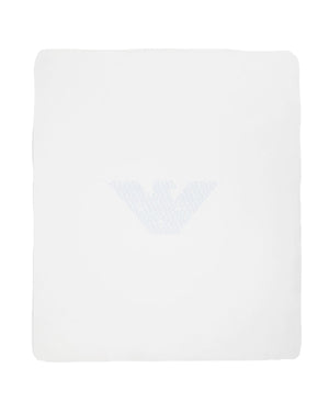 
  
    Emporio
  
    Armani
  
 Baby Boys Blue Cotton Logo Blanket