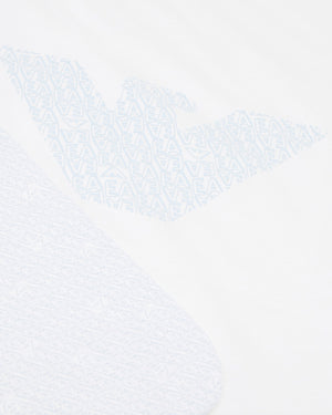 
  
    Emporio
  
    Armani
  
 Baby Boys Blue Cotton Logo Blanket