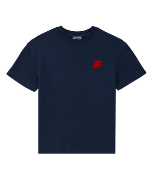 
  
    Vilebrequin
  
 Navy Embroidered Turtle T-Shirt