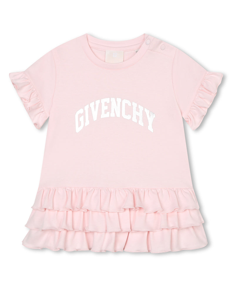 Baby Girls Pink Logo Dress