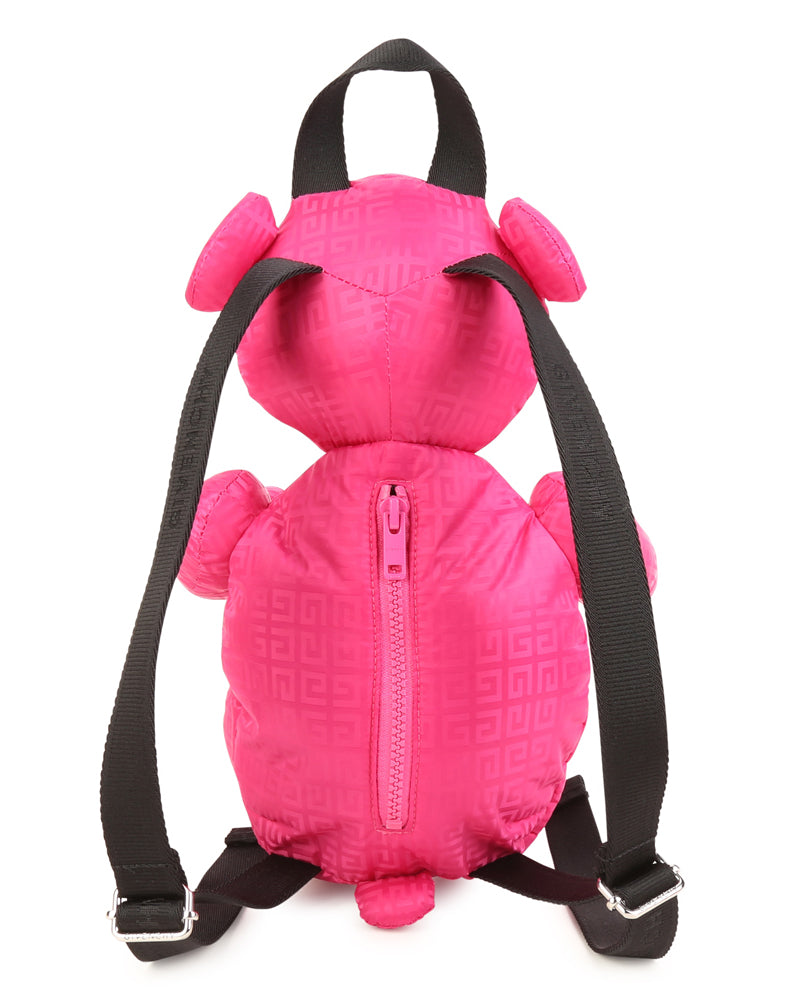 Girls Fuchsia 4G Teddy Backpack