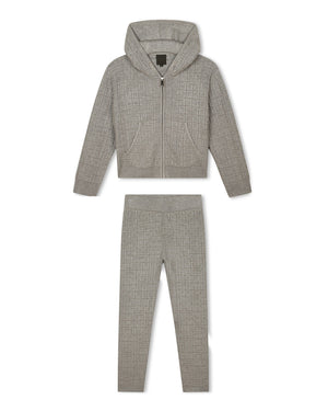 
  
    Givenchy
  
 Girls Grey Knit 4G Tracksuit