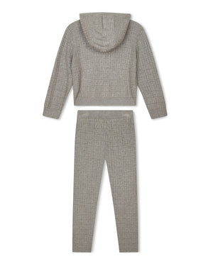 
  
    Givenchy
  
 Girls Grey Knit 4G Tracksuit