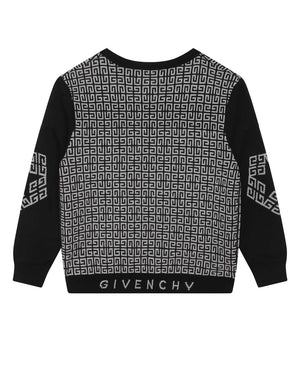 
  
    Givenchy
  
 Boys Black Knit 4G Sweater