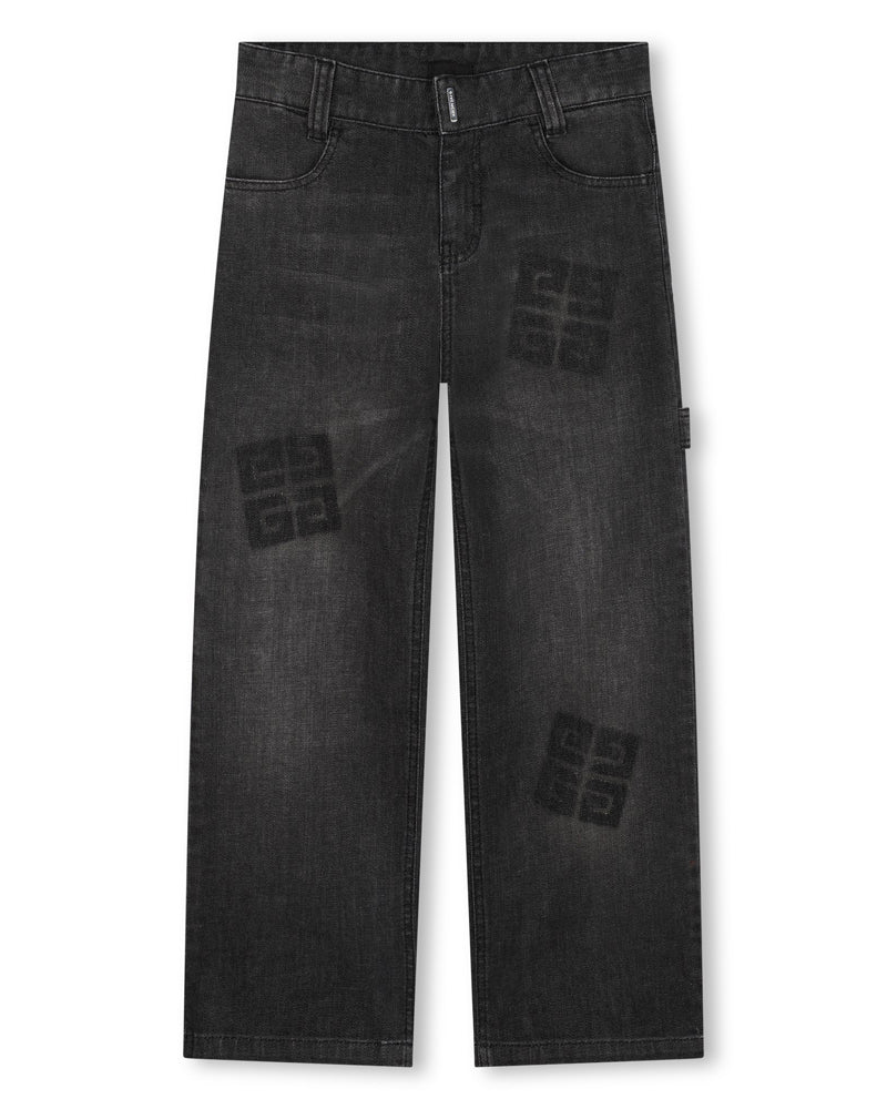 Boys Black Denim