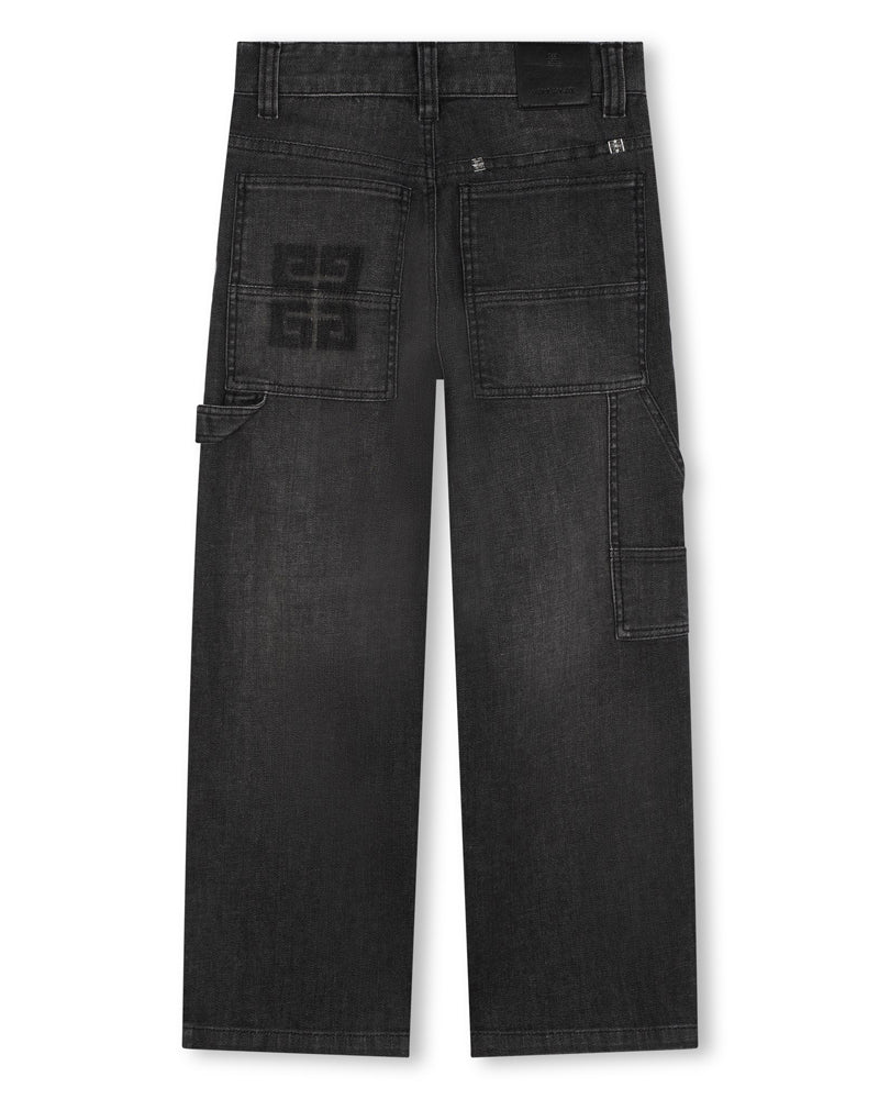 Boys Black Denim