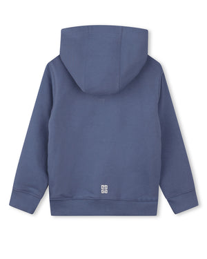 
  
    Givenchy
  
 Boys Blue Varsity Zip Sweater