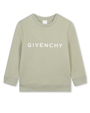 
  
    Givenchy
  
 Boys Green Logo Sweatshirt