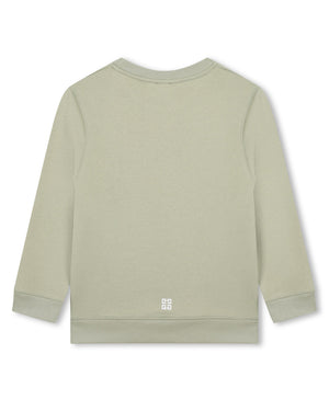 
  
    Givenchy
  
 Boys Green Logo Sweatshirt