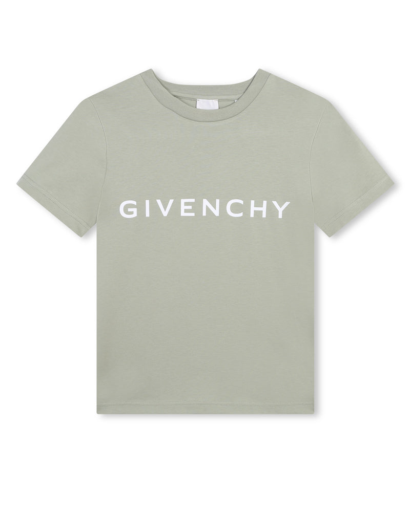 Givenchy Boys Green Logo T Shirt