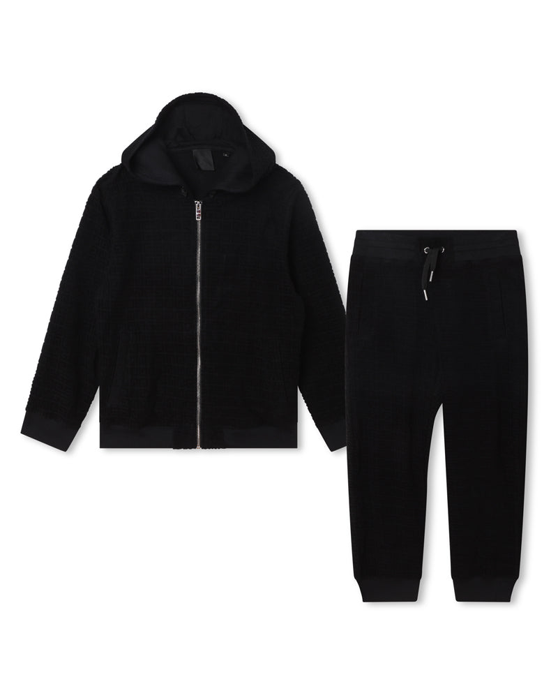 Black 4G Terry Tracksuit