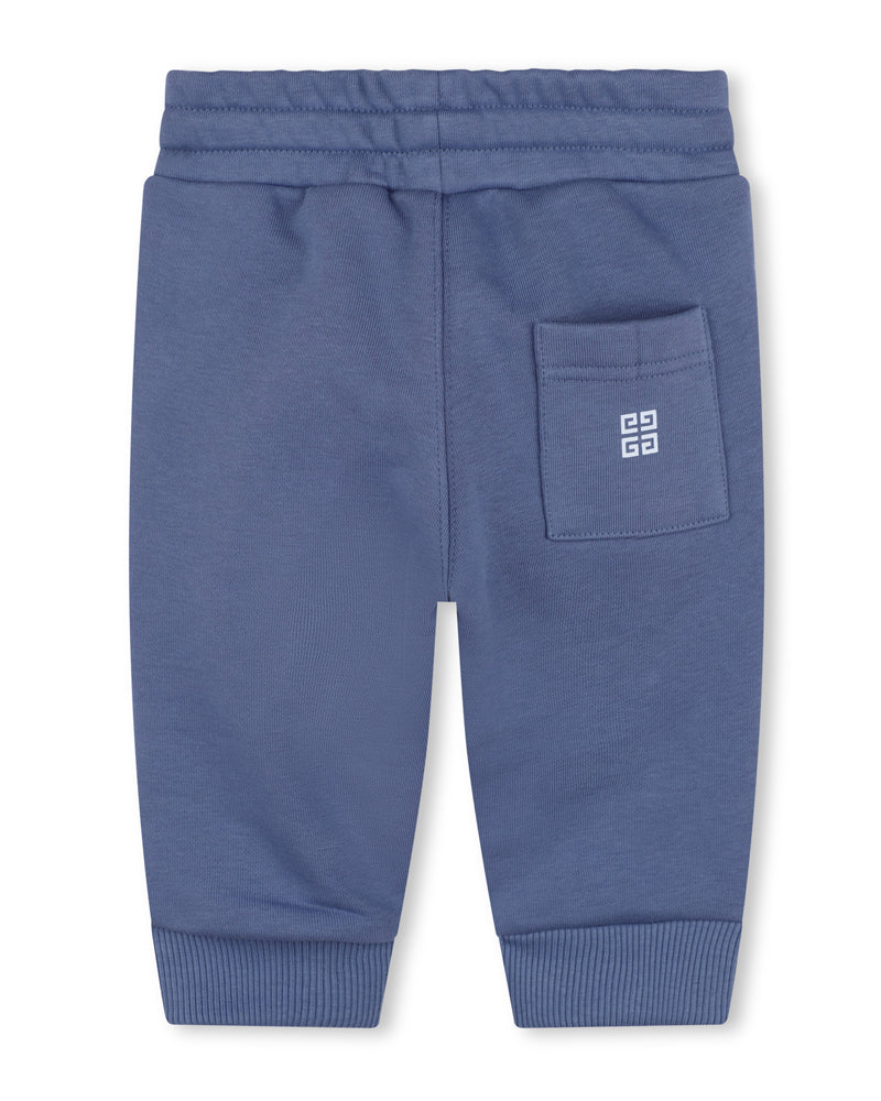 Baby Boys Blue Varsity Track Pants