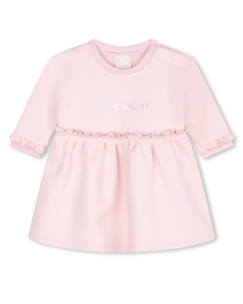 Baby Girls Pink Logo Dress