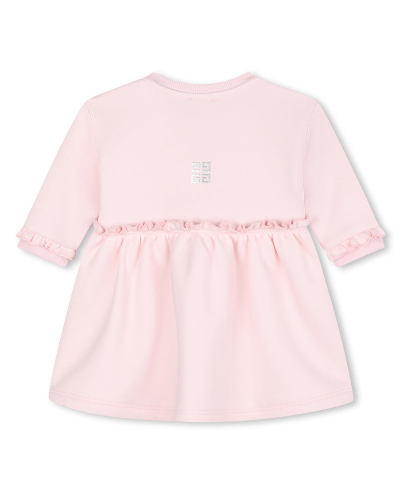 Baby Girls Pink Logo Dress