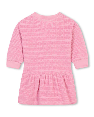 
  
    Givenchy
  
 Baby Girls Pink 4G Terry Dress