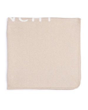 
  
    Givenchy
  
 Baby Beige 4G Knit Blanket