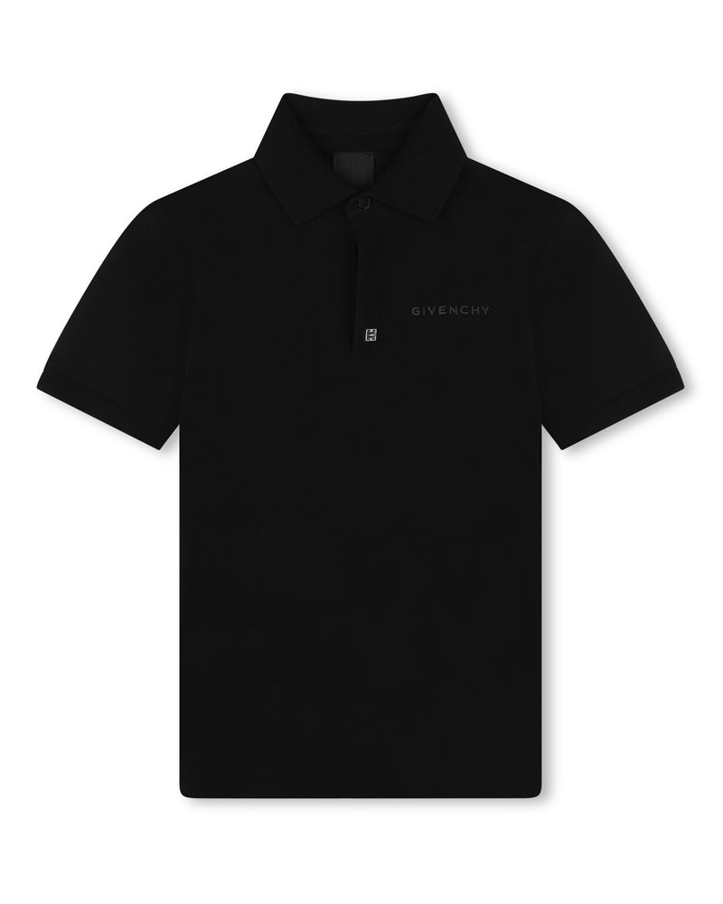 Boys Black Polo