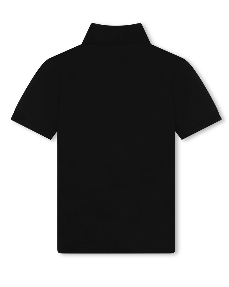 Boys Black Polo