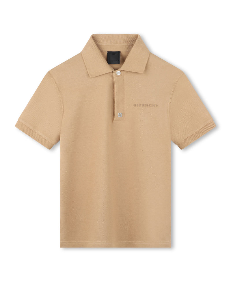 Boys Beige Polo