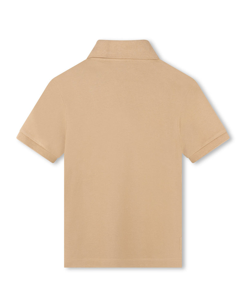 Boys Beige Polo