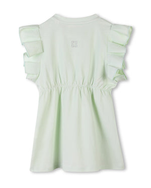 
  
    Givenchy
  
 Baby Girls Green Ruffle Logo Dress