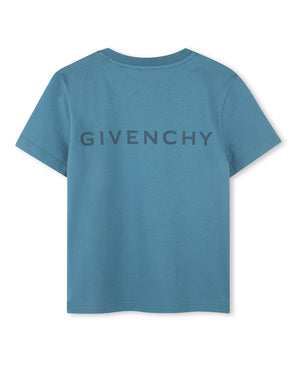 
  
    Givenchy
  
 Boys Blue 4G Logo T-Shirt