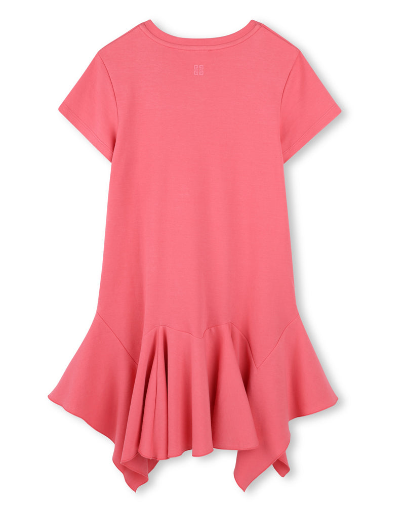 Girls Fuchsia Logo Dress