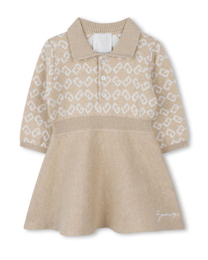 
  
    Givenchy
  
 Baby Girls Beige Knit 4G Dress