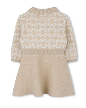 
  
    Givenchy
  
 Baby Girls Beige Knit 4G Dress