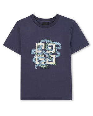 
  
    Givenchy
  
 Boys Navy Graphic 4G T-Shirt