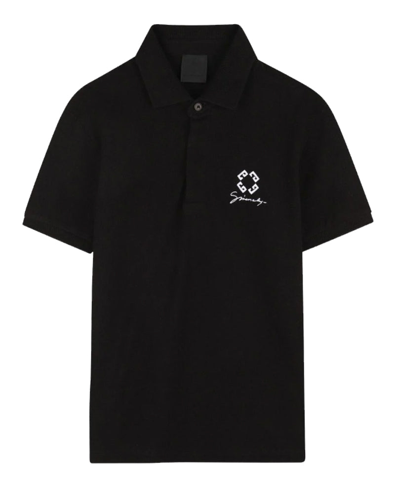 Boys Black Polo