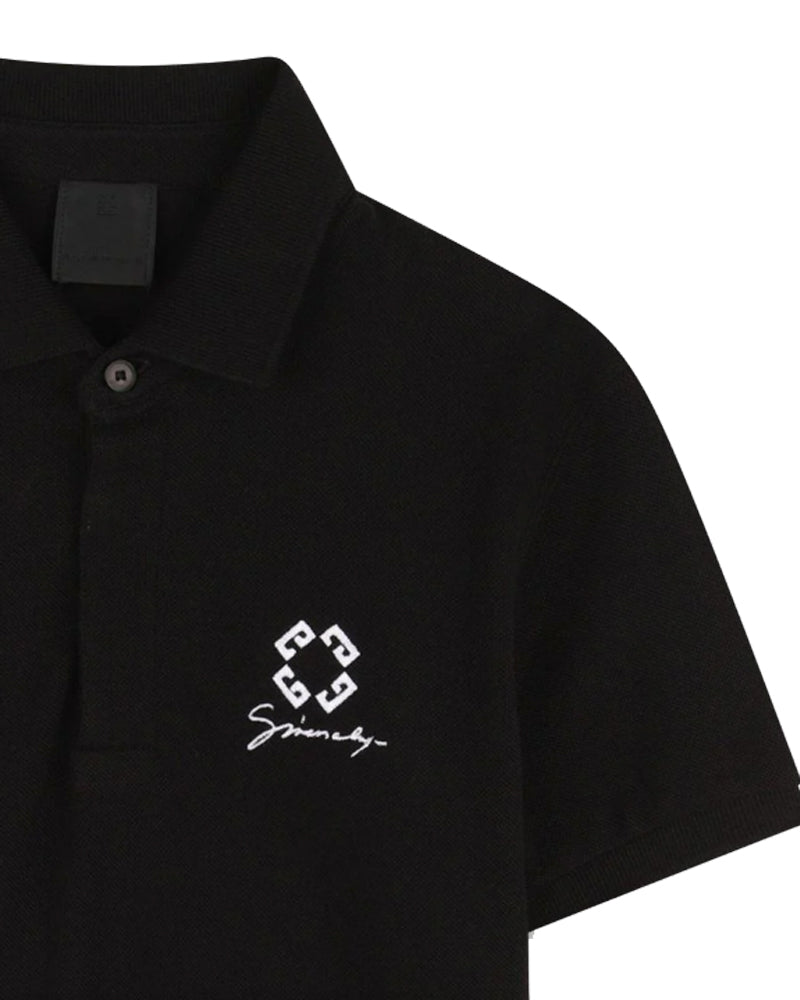 Boys Black Polo