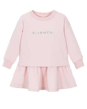 
  
    Givenchy
  
 Girls Pink Logo Sweater Dress