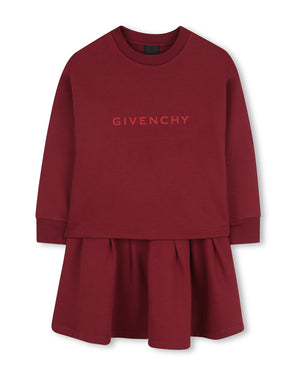 
  
    Givenchy
  
 Girls Red Logo Sweater Dress