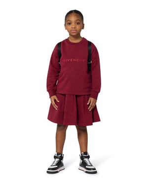 
  
    Givenchy
  
 Girls Red Logo Sweater Dress