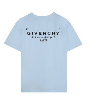 
  
    Givenchy
  
 Blue Logo T-Shirt