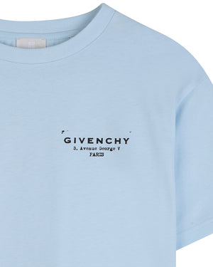
  
    Givenchy
  
 Blue Logo T-Shirt