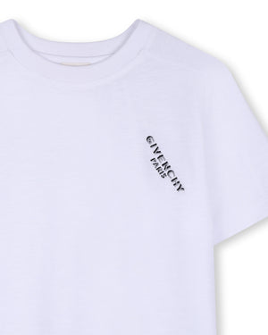 
  
    Givenchy
  
 Boys White Logo T-Shirt