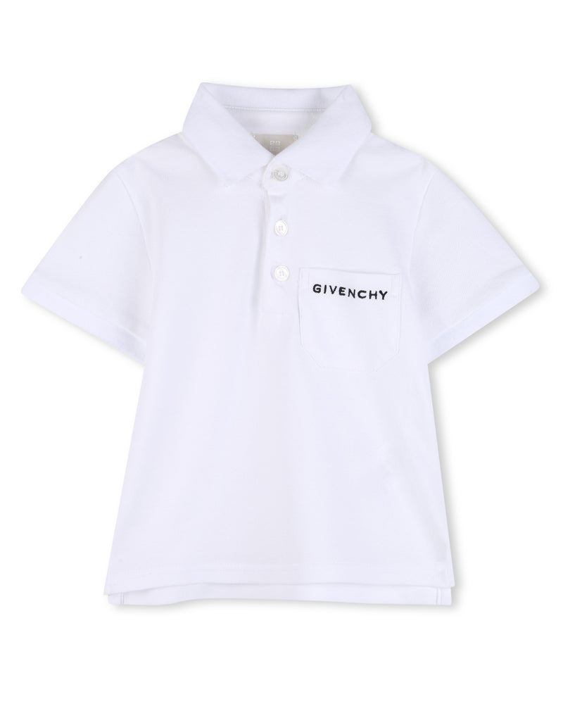 
  
    Givenchy
  
 Baby Boys White Cotton Polo