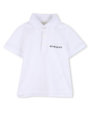 
  
    Givenchy
  
 Baby Boys White Cotton Polo